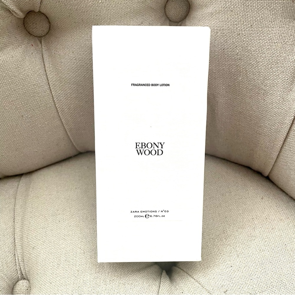 🤍 Rare ZARA Emotions Jo Malone EBONY WOOD FRAGRANCED Body Lotion discontinued
